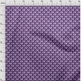 thumbnail image 4 of oneOone Georgette Viscose Purple Fabric Geometric Sewing Craft Projects Fabric Prints By Yard 42 Inch Wide, 4 of 5