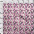 thumbnail image 3 of oneOone Rayon Pink Fabric Tribal Sewing Craft Projects Fabric Prints By Yard 56 Inch Wide, 3 of 4