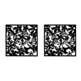 thumbnail image 3 of ZheElen 4piece Lightweight Hanging Divider Screens For Versatile Space Foldable Black Butterflies 2Set, 3 of 6