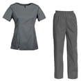 thumbnail image 1 of Women's Scrubs Set Scrub Top and Pants Scrubs Set, 1 of 3