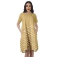 thumbnail image 1 of Moomaya Short Sleeve Dresses Plus Size Women Scoop Neck Mini Tunic Dresss, 1 of 4