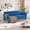Blue, variant on AKDSteel 89" Futon Sofa Bed, Convertible Sleeper Sofa with Adjustable Backrest & Armrest, Modern Futon Couch Bed, Loveseat Sleeper for Living Room Bedroom Apartments