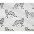 thumbnail image 4 of oneOone Cotton Flex Fabric Fox Block Print Fabric By The Yard 40 Inch Wide, 4 of 4