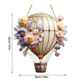 thumbnail image 2 of Glitter Garland Beads Stain Glass Window Panel Chandelier Decorations for Fireplace Strong And Stretchy String .5 Large Craft Large Stain Glass Window Rose Chandelier, 2 of 3