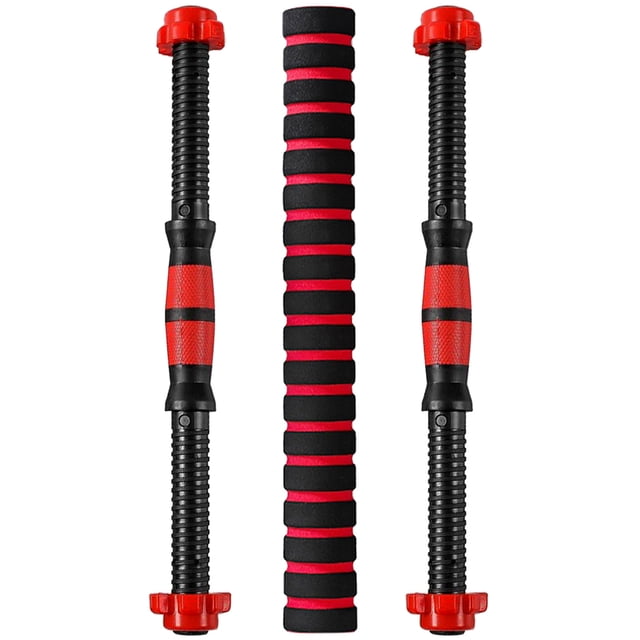 Barres d'Haltères Filetées à Poignée Filetée, Ensemble de Barres d'Extension, Barres d'Haltères Ajustables pour l'Haltérophilie, Gym à Domicile, Mise en Forme, Exercice