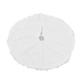 thumbnail image 2 of Christmas Tree Mat,  Fine Crafts Snowy White Christmas Tree Skirt  For Holiday For Christmas For Party Decoration, 2 of 8