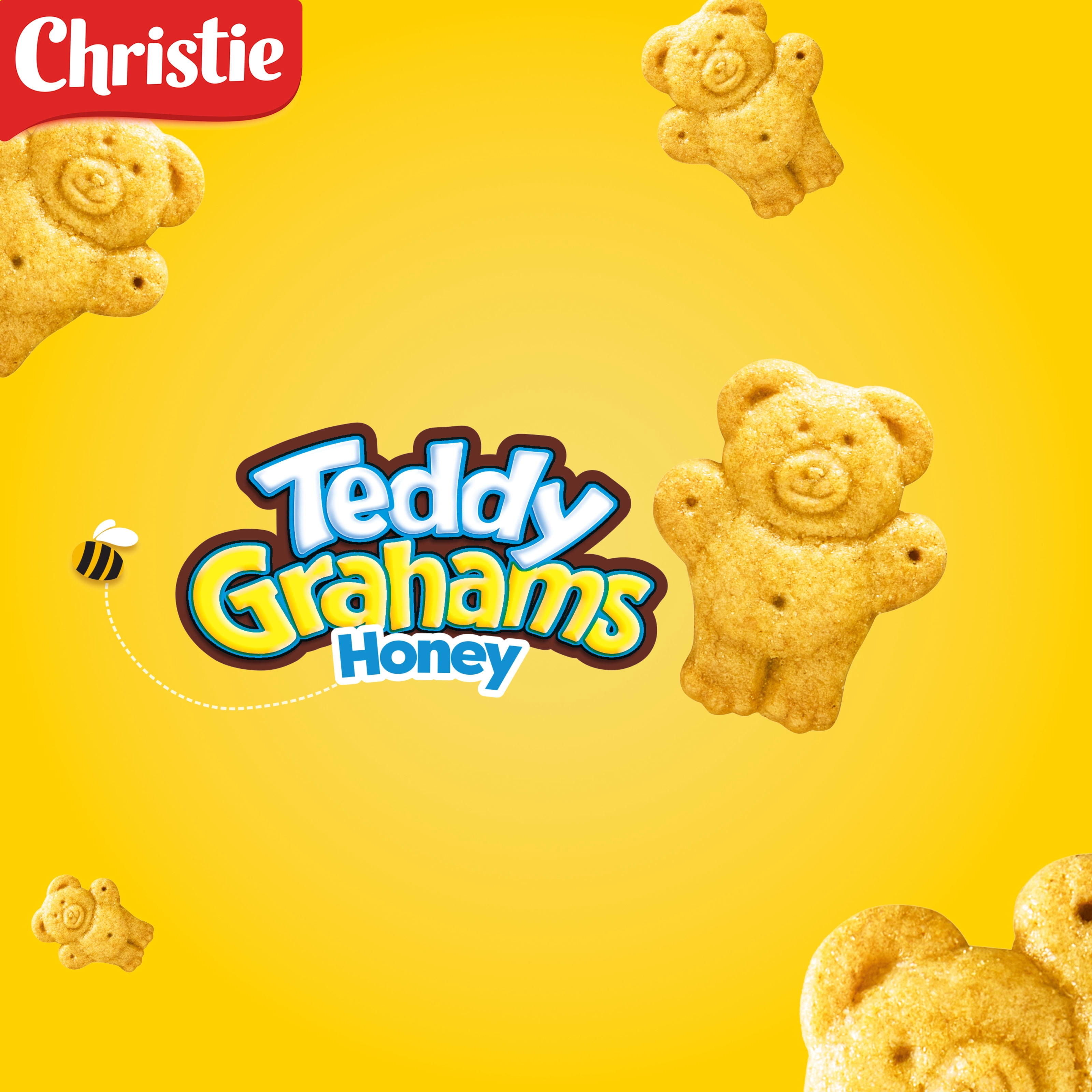 Christie, Teddy Graham Cookies, made in a peanut-free factory, school Snacks, Individually Wrapped