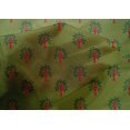 thumbnail image 4 of oneOone Cotton Silk Fabric Floral & Flying Swan Block Fabric Prints By Yard 42 Inch Wide, 4 of 4