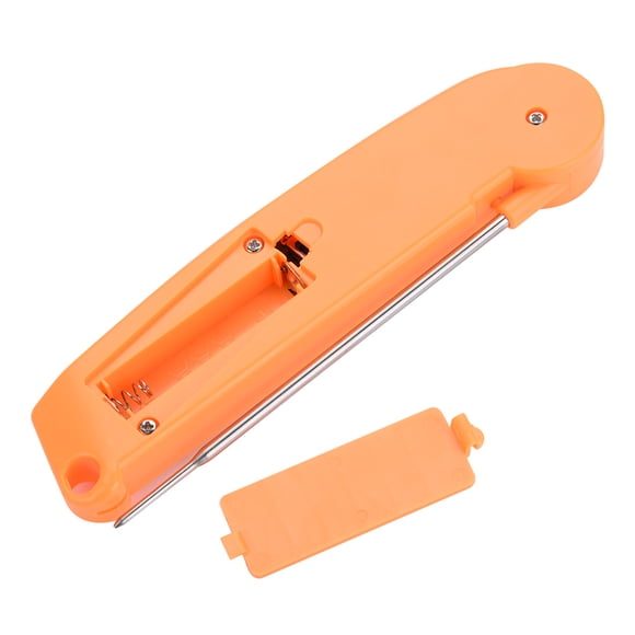 Viande, Lire avec Sonde Pliante Super Longue pour Dinde Frite BBQ Huile de Viande Lait Yogourt Température, Ultra Mince