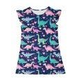 thumbnail image 4 of RXIRUCGD 2025 Vêtements d'Été pour Enfants Robe d'Été à Manches à Volants pour Filles 4-14T, 4 of 7