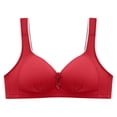 thumbnail image 2 of Bras for Women Plus Size Wireless Underwear Push Up Bra Everyday Bralettes, 2 of 3