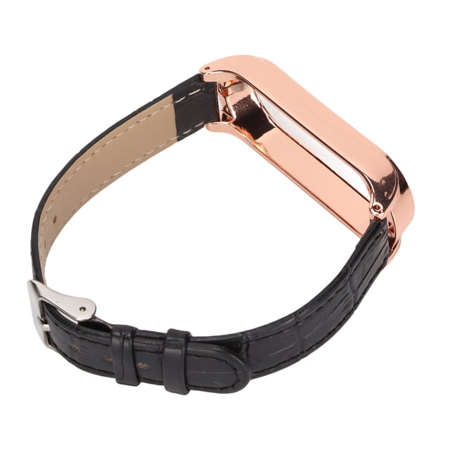 Quick Release Leather Watch Bands Leather Watch Strap Leather Wrist Watch Band Leather Bands For Mi Band 6 Watch Strap For Mi Band 5 Quick Release Leather Watch Bands Bamboo
