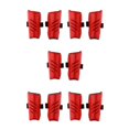thumbnail image 1 of mmirethe Enfants Shin Football Football Pads Gardes Jambe Protecteur Équipement Formation Rouge 5Set, 1 of 6