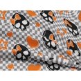 thumbnail image 4 of oneOone Rayon Orange Fabric Skull Sewing Craft Projects Fabric Prints By Yard 56 Inch Wide, 4 of 5