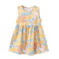 thumbnail image 2 of LOVZFMLL 3-8year Kid's Fashion Solid Color Sequin Zipper Short Sleeved Round Neck Dress, 2 of 5