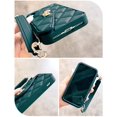 thumbnail image 4 of Wallet Case Compatible with iPhone, Pretty Luxury Bag Design, Purse Flip Card Pouch Cover Soft Silicone Case with Hand Holder Long Shoulder Strap(Dark Green,iPhone 11 Pro), 4 of 7
