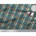 thumbnail image 3 of Soimoi Silk Fabric Plaid Check Print Sewing Fabric Yard 42 Inch Wide, 3 of 3