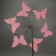 thumbnail image 3 of Butterfly Wind Spinner Stake, 71 Inch Embossed Multicolor Metal, 3 of 3
