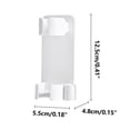 thumbnail image 3 of Flat Iron Hair Straightener,Curling Iron Storage Rack Perforation Free Bathroom Wall Mounted for Ironing Board Support, 3 of 9