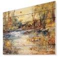 thumbnail image 1 of Design Art - Peinture à l'Huile Ruisseau dans la Forêt, 1 of 1