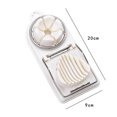 thumbnail image 1 of Stainless Steel Cut Egg Slicer Egg Cutter Flower Mold Kitchen Tool (White), 1 of 1
