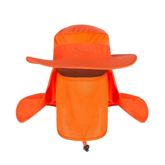 Homme Femme Alpinisme Pêche Camouflage Capuche Corde Extérieur Ombrage Pliable Décontracté Chapeau Bob
