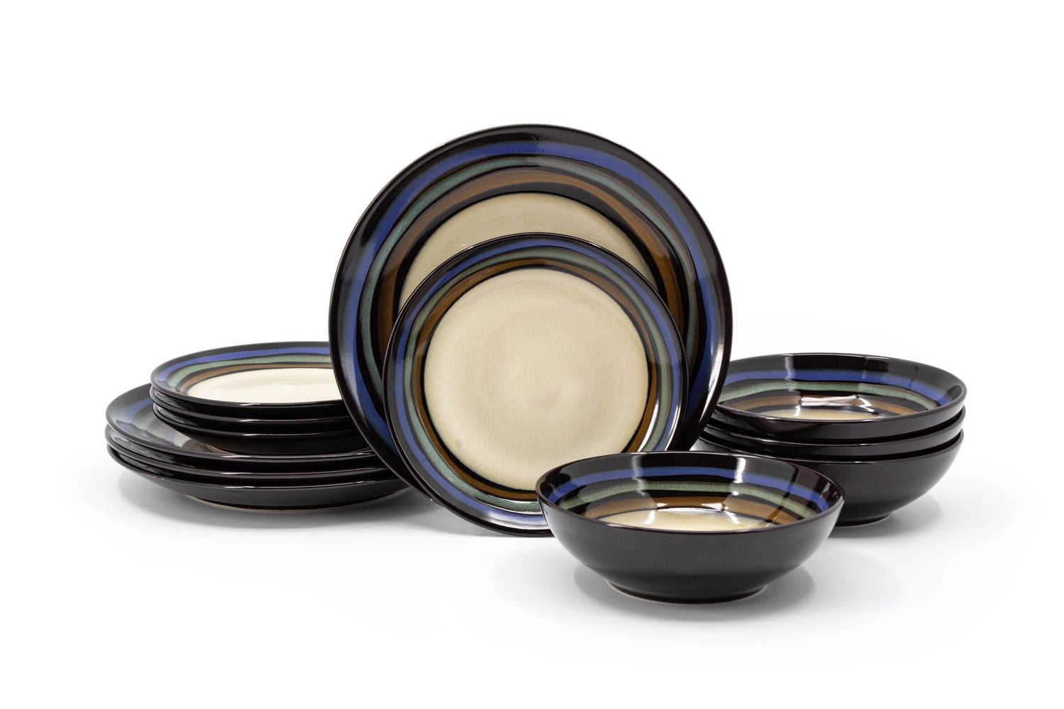 Pfaltzgraff Assiette à Salade Bleu Galaxie 20,95cm