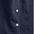 thumbnail image 4 of Chemise Blouse Décontractée pour Femmes en Coton et Lin Uni à Manches Longues, Boutonnée, 4 of 8