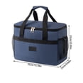 thumbnail image 2 of TopLLC Lunch Box, Bento Boxes Backpack Thermal Soft Insulated Leak-proof Cooler Beach Large Capacity Coolers Waterproof Large Capacity Lunch Camping Travel Picnic large capacity picnic wrap, 2 of 5