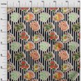 thumbnail image 2 of oneOone Georgette Viscose Black Fabric Food Sewing Craft Projects Fabric Prints By Yard 42 Inch Wide, 2 of 3