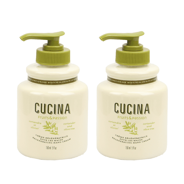 Fruits & Passion Cucina Regenerating Hand Cream 5 Ounces - 2 Pack