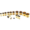 thumbnail image 2 of Transemion 36 Pieces Ear Gauges Stretching Kit Expanders 14G-00G Plugs Gold 36 Pcs 1Set, 2 of 6