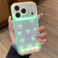thumbnail image 4 of LED Bowknot Phone Case Light Up for Calls, Glowing Bow Design Protective Cover for iPhone Air, 16, 16 Pro, 16 Pro Max, 17, 17 Pro, 17 Pro Max, Valentines Day Gift, 4 of 8