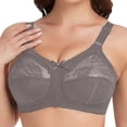 thumbnail image 1 of Women's Plus Size Bra Minimiser Lace Full Coverage Firm Hold Non Padded Non Wired, 1 of 4