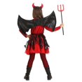 thumbnail image 3 of Sparkling Devil Girl's Costume Dress, 3 of 6