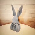 thumbnail image 2 of Blue bunny bust, 12.5", by way to celebrate, 2 of 7