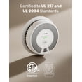 thumbnail image 2 of X-Sense Smoke and Carbon Monoxide Alarm Combo, 10 Year Battery, Wireless Interconnected Smoke Detector, Connects Up to 24 Link+ Alarms, 6 Pack, SC06-W, 2 of 10