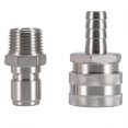thumbnail image 2 of Durable Disconnect, Anti-rust 1/2"BSP Beer Fitting Long Lasting Beer Quick Disconnect, For Beer For Home Bar, 2 of 7