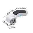 thumbnail image 2 of Cordless Elect.ric Scissors For Cardboard Cardboard Strip Cutter Cordless Power Cutter Elect.ric Bo.x Cutter For Cardboard Cardboard Cutter Elect.ric Ergonomic Handle 5/32 Masonry Bit Bits for Metal, 2 of 7