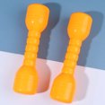 thumbnail image 3 of UPOUART 1Pair Plastic Dumbbells Yellow ABS Material for Dance Performance and Exercise, 3 of 8