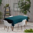 thumbnail image 2 of Vargottam Indoor/OutdoorTablecloth58 x 58" InchSquareTablecloth Waterproof PatioTableCloths, Spring/SummerTableCoversfor Backyard CircularTable/BBQs/Picnic -Teal Blue, 2 of 6