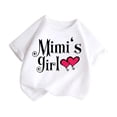 thumbnail image 3 of PMVFHDE Hauts Décontractés pour Fille Robe T-Shirt pour Filles T-Shirts Chemises pour Fille Grande Taille T-Shirts Mignons pour Fille T-Shirt Graphique Mignon pour Fille Col Rond Manches Courtes T-Shirt d'Été Décontracté Blanc, 3-4 Ans, 3 of 5