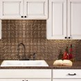 thumbnail image 2 of Fasade Traditional Style 1 Decorative Vinyl Backsplash Kit 15 sq ft Argent Bronze, 2 of 6