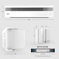 thumbnail image 4 of Vornado PROFILE Window Fan, Whole Room Air Circulator, Reversible Exhaust, Quiet Operation, 3 Speed Settings, Low Profile Window Fan for Kitchen, Bed, 4 of 7