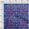 thumbnail image 2 of oneOone Georgette Viscose Blue Fabric Abstracts Craft Projects Decor Fabric Printed By The Yard 42 Inch Wide, 2 of 4