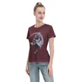 thumbnail image 4 of T-Shirt Basique à Manches Courtes pour Femmes Demon Slayer Ninja Papillon, 4 of 6