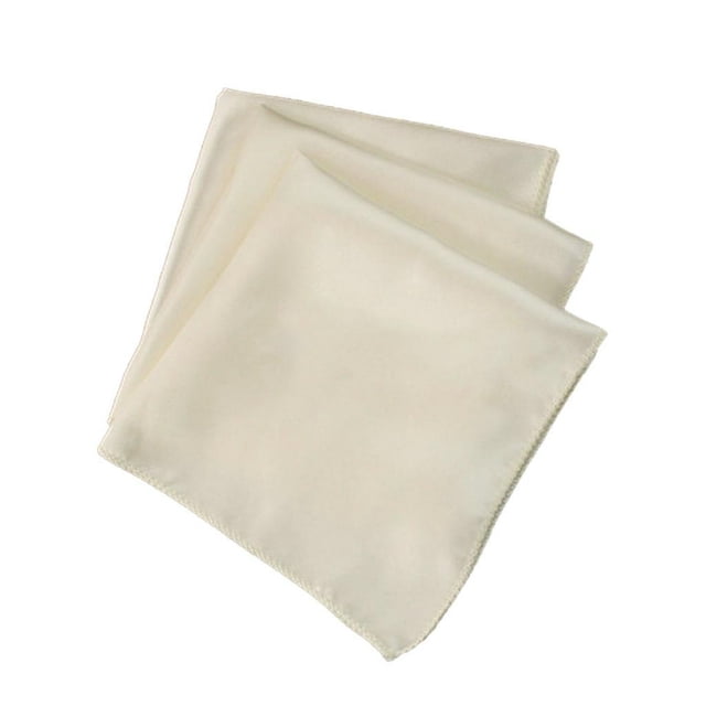 Cloth Napkins *12 Inch Washable Polyester Dinner Napkins -dix Beige Napkins for Weddings Parties Holiday Dinner Table Decor