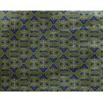 thumbnail image 4 of oneOone Georgette Viscose Fabric Leaves & Floral Block Decor Fabric Printed BTY 42 Inch Wide, 4 of 4