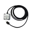 thumbnail image 1 of CBI Quad Duplex Box w/ 4 AC Outlets & 25' 12/3 Hardwired Power Cable, USA Made, 1 of 3