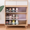 thumbnail image 4 of Wweixi ABS Anti-skid Shoe Stackers - Solution For Shoe Storage Needs Easy To Clean Storage Rack Durable Household Save Space grey 25*11.6CM, 4 of 6